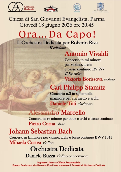 18 Giugno 2026 - Ora...da capo! - L'Orchestra Dedicata in ricordo di Roberto Riva