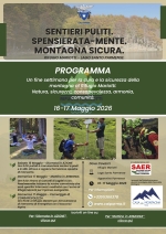 16-17 Maggio 2026 - Sentieri Puliti, Spensierata-Mente, Montagna Sicura: un weekend di cura e consapevolezza