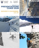 11 DICEMBRE 2025: PRESENTAZIONE CORSI 2026 DELLA SCUOLA DI ALPINISMO E SCIALPINISMO &quot; ENRICO MUTTI &quot; CAI PARMA