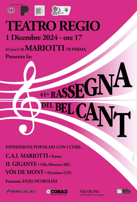 1 DICEMBRE 2024: RITORNA LA "RASSEGNA DEL BEL CANT"