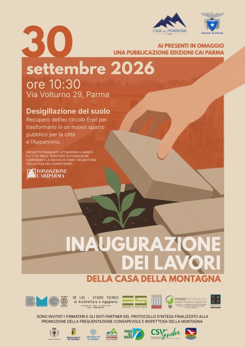 30 Settembre 2026 - Inaugurazione dei lavori della "Casa della Montagna"