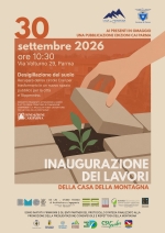 30 Settembre 2026 - Inaugurazione dei lavori della "Casa della Montagna"