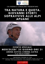 25 GIUGNO 2025: &quot;TRA NATURA E QUOTA. GIOVANNI STORTI SOPRAVVIVE ALLE ALPI APUANE&quot;
