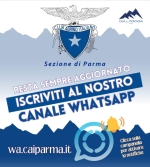 Nasce il canale Whatsapp del CAI Sezione di Parma