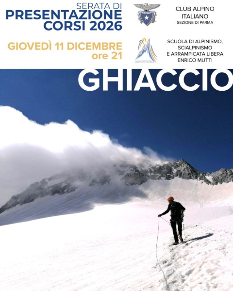 CORSO DI ALTA MONTAGNA ghiaccio avanzato AG1 -2026