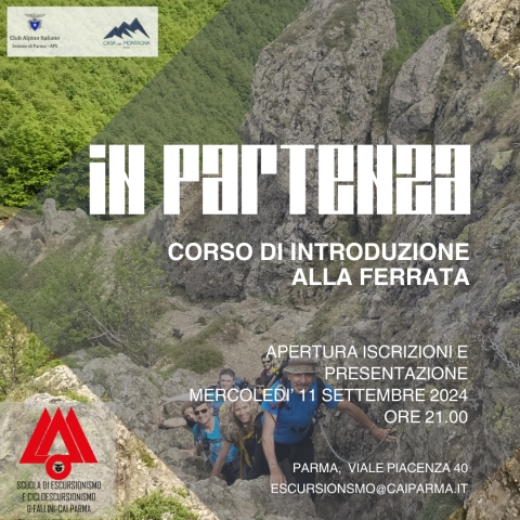 1° Corso di Introduzione alla Ferrata - CS-D 2024