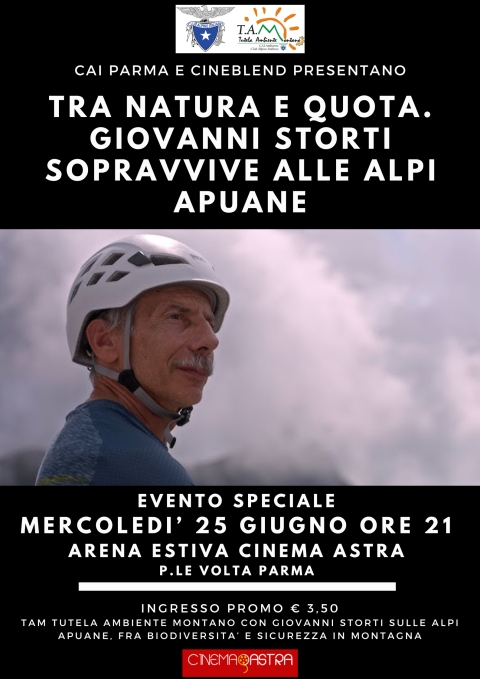 25 giugno 2025 - "Tra natura e quota. Giovanni Storti sopravvive alle Alpi Apuane".