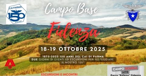 18-19 Ottobre 2025 - Campo Base Fidenza 150: PROGRAMMA COMPLETO